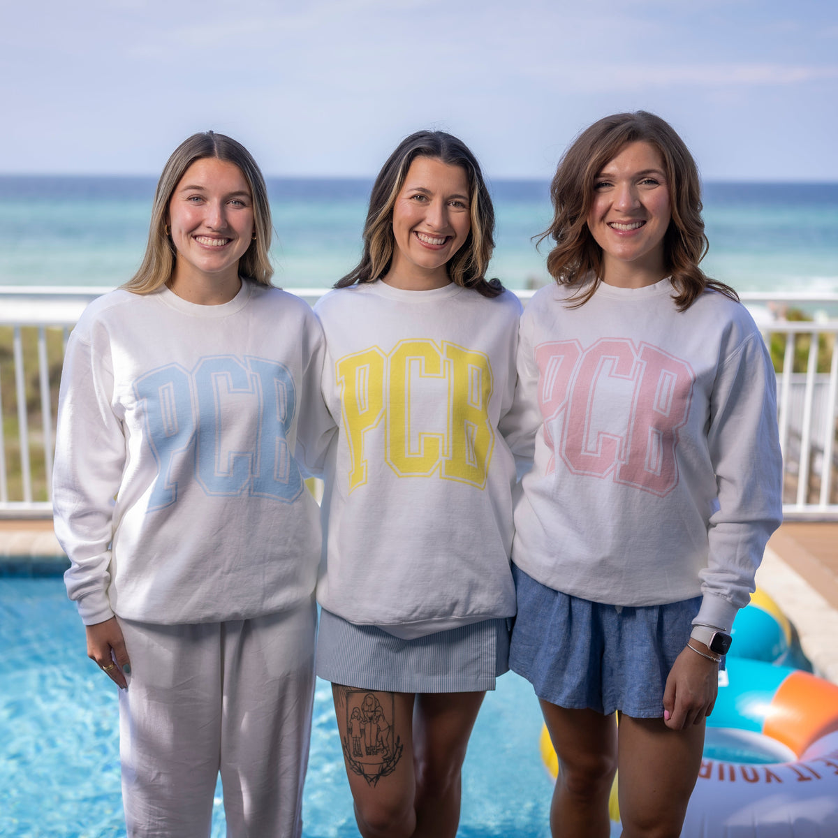 PCB Crewneck - Arched Letters