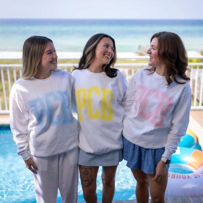 PCB Crewneck - Arched Letters