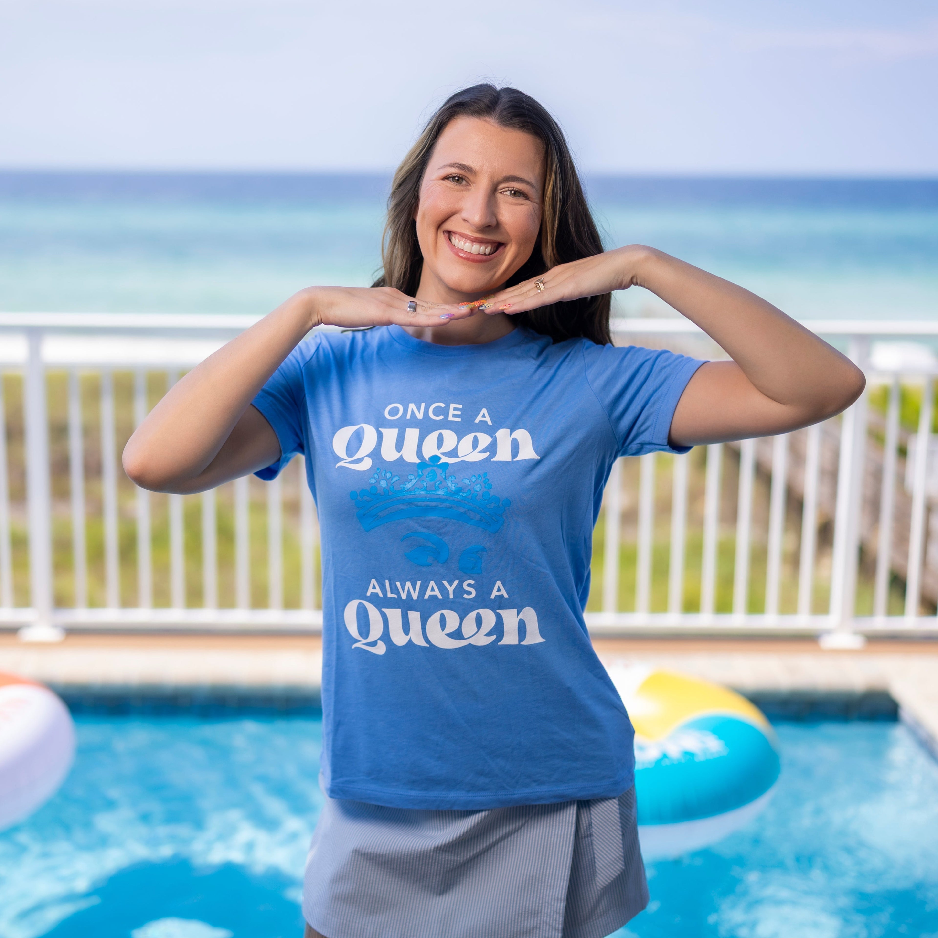 Pirates of the High Seas & Renaissance Fest - Once A Queen Always A Queen T-Shirt