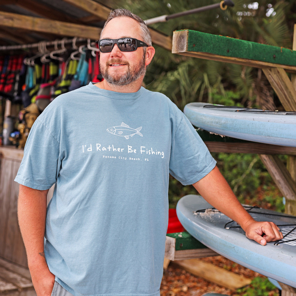 I'd Rather Be Fishing - T-shirt