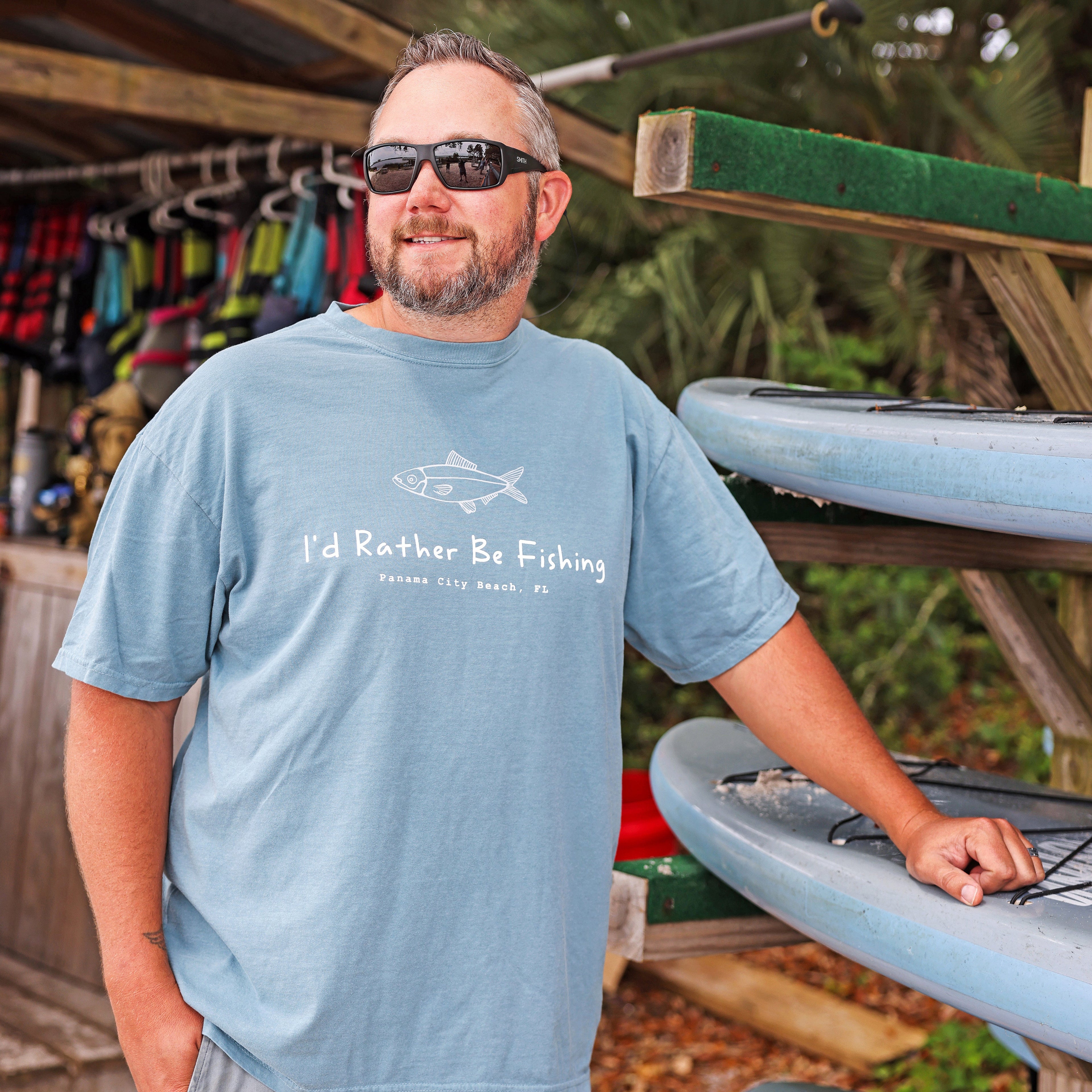 I'd Rather Be Fishing - T-shirt