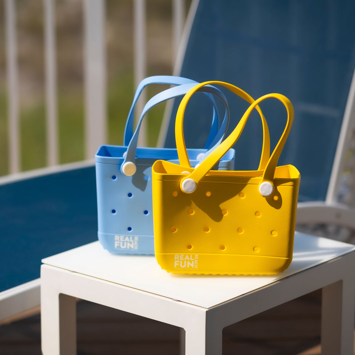 Real. Fun. Beach. Bogg Style Bags - Small