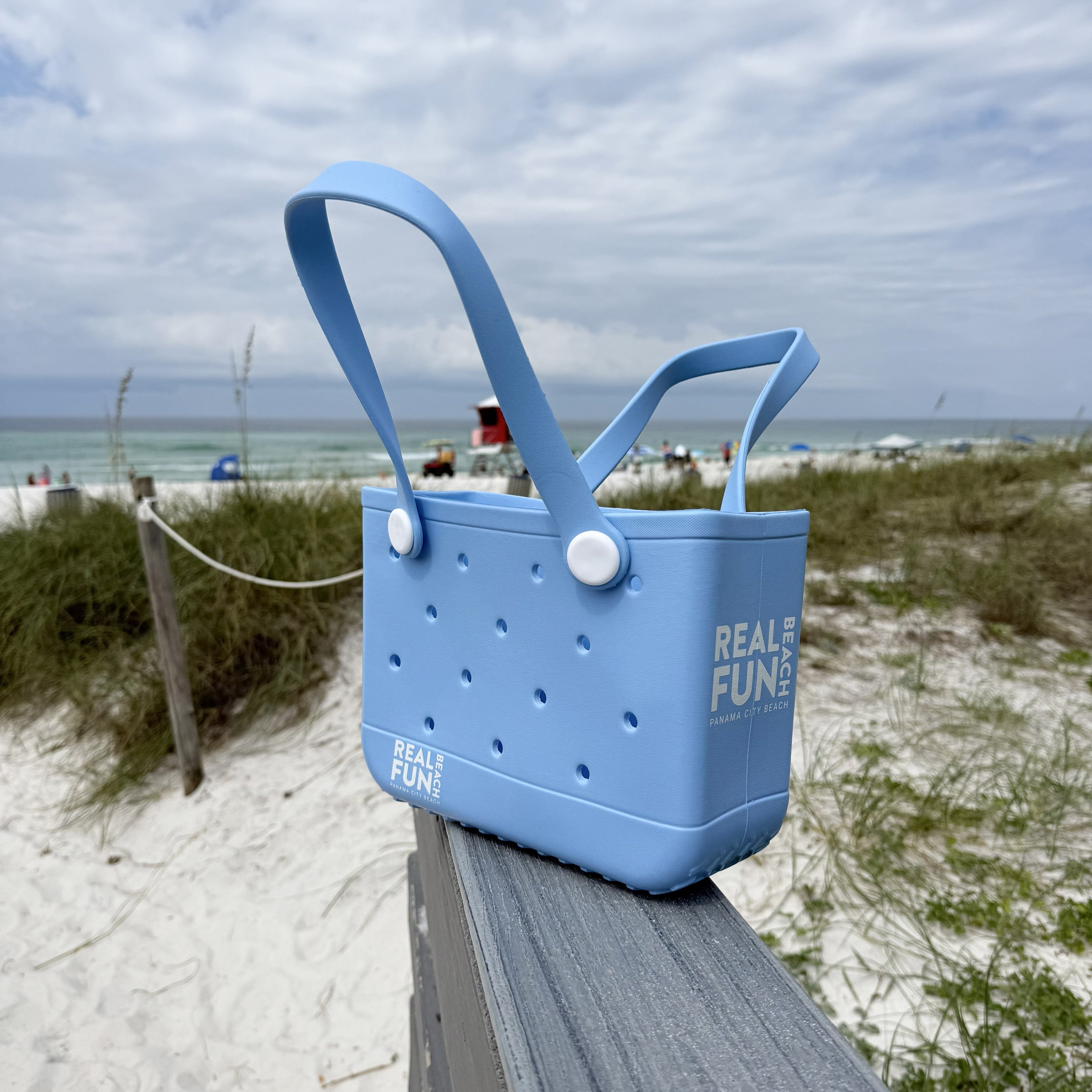 Real. Fun. Beach. Bogg Style Bags- Small