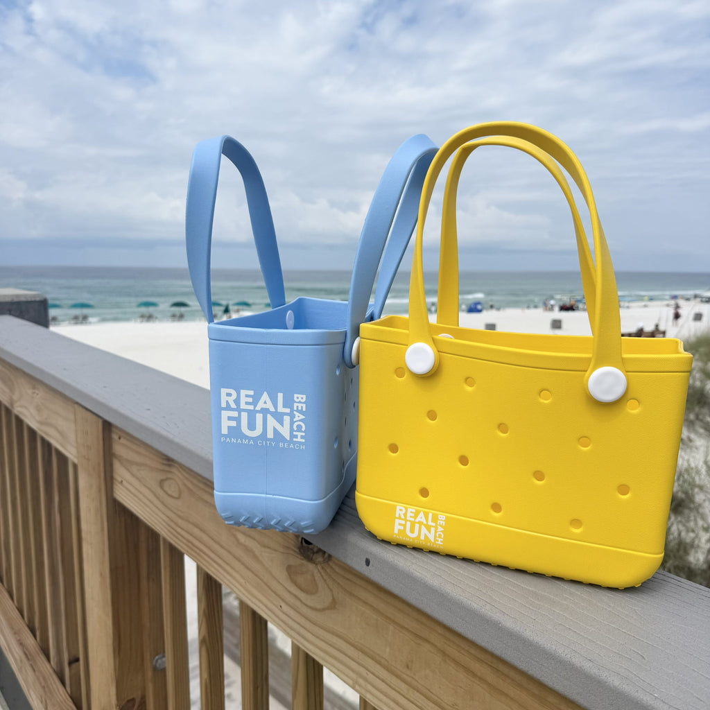 Real. Fun. Beach. Bogg Style Bags- Small