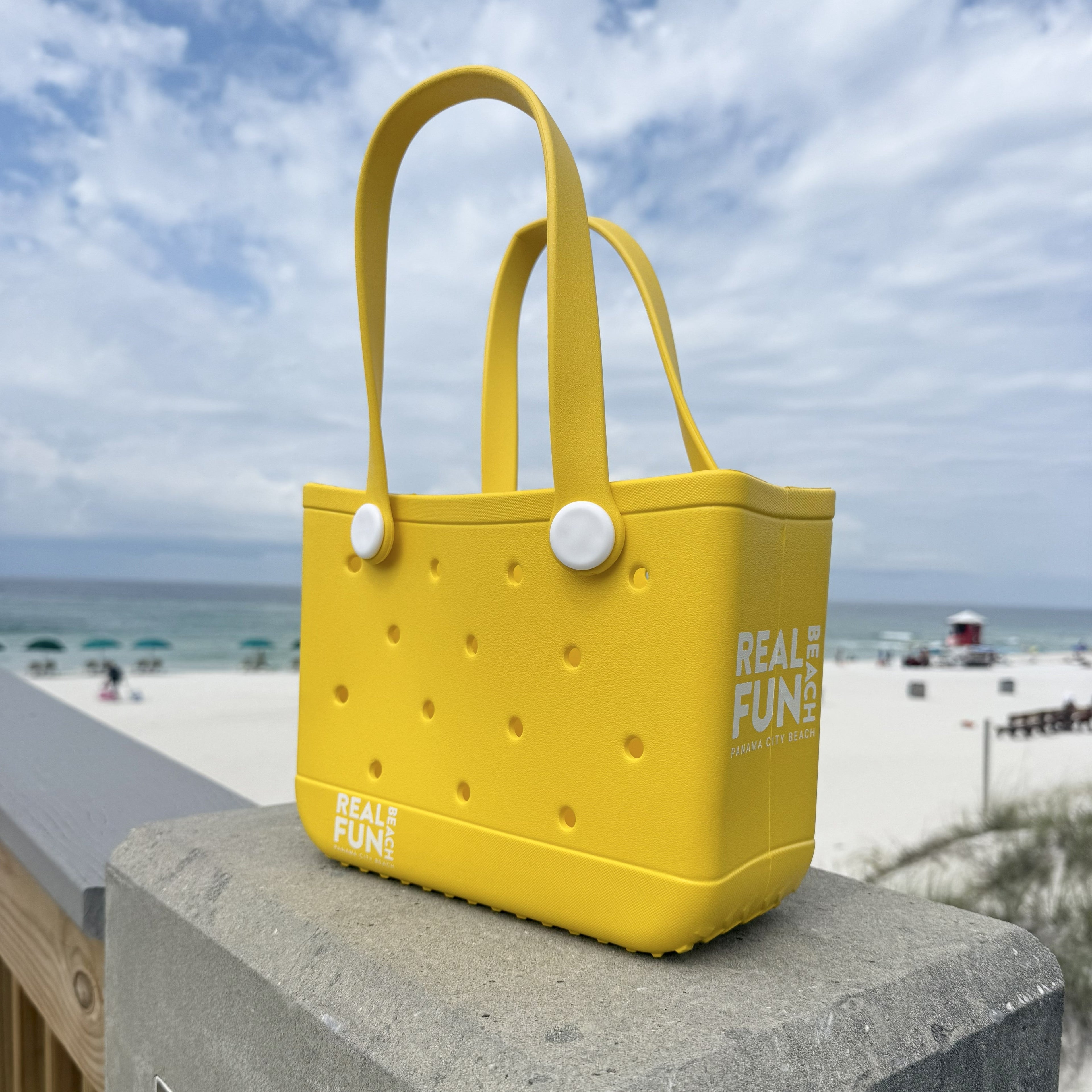Real. Fun. Beach. Bogg Style Bags- Small