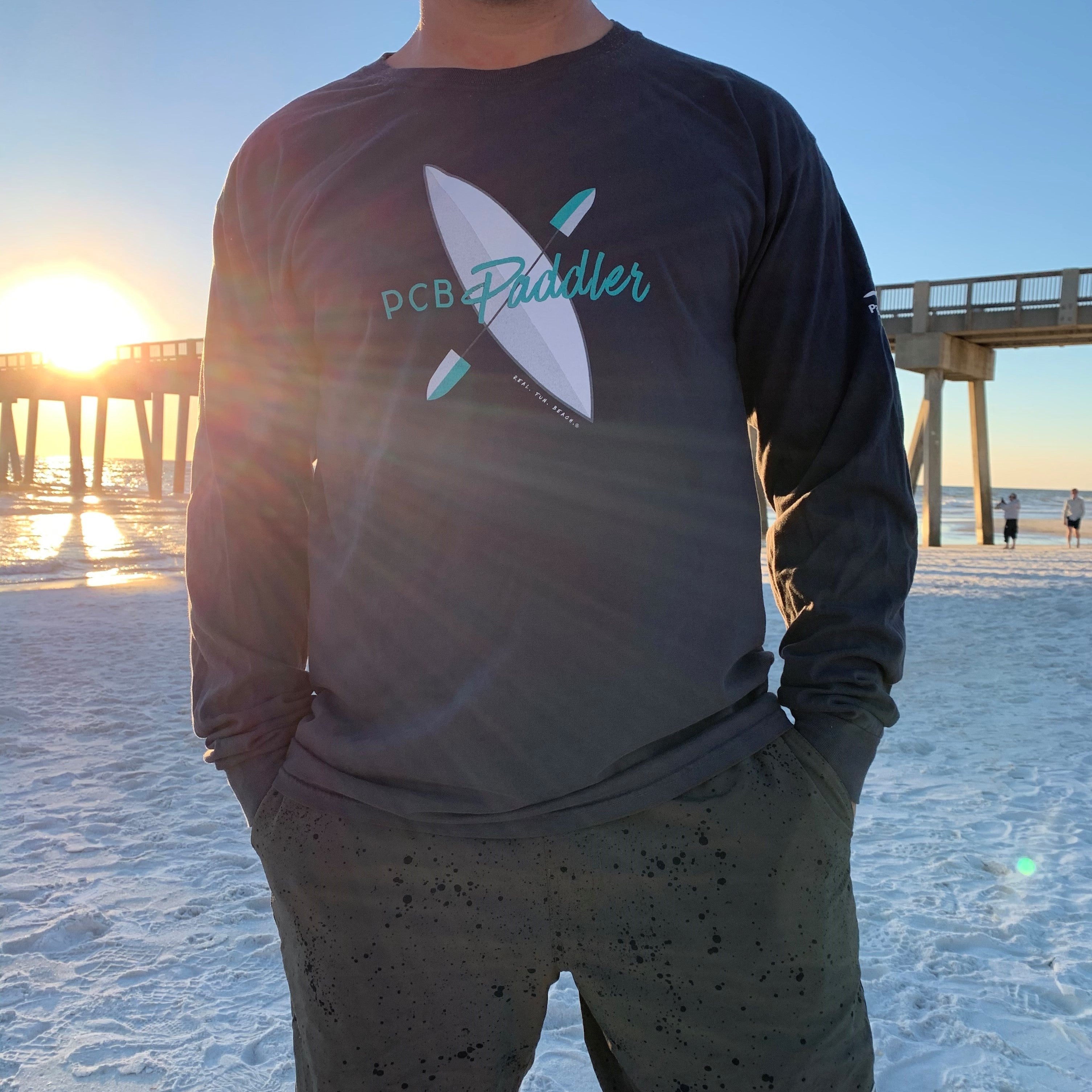 PCB Paddler - Grey Long Sleeve